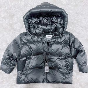 Grey puffer jacket BONPOINT size 6